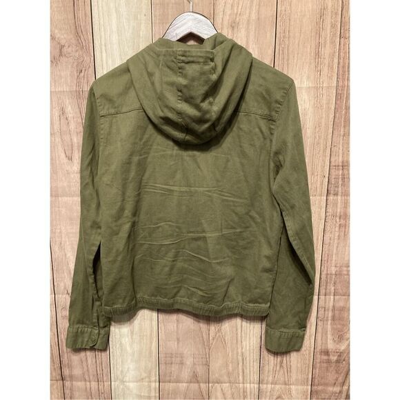 Nike 6.0 Large girls army green light jacket Parker pockets - Picture 4 of 8